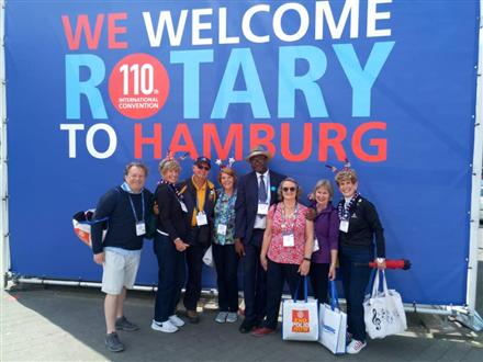 Rotary Club of Benin represented in Hamburg