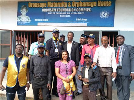 Visitation to an orphanage home