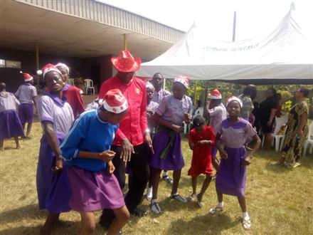 Rotary Club of Benin Christmas party for physically Challenged Children