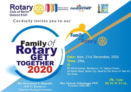 FAMILY OF ROTARY CELEBRATION